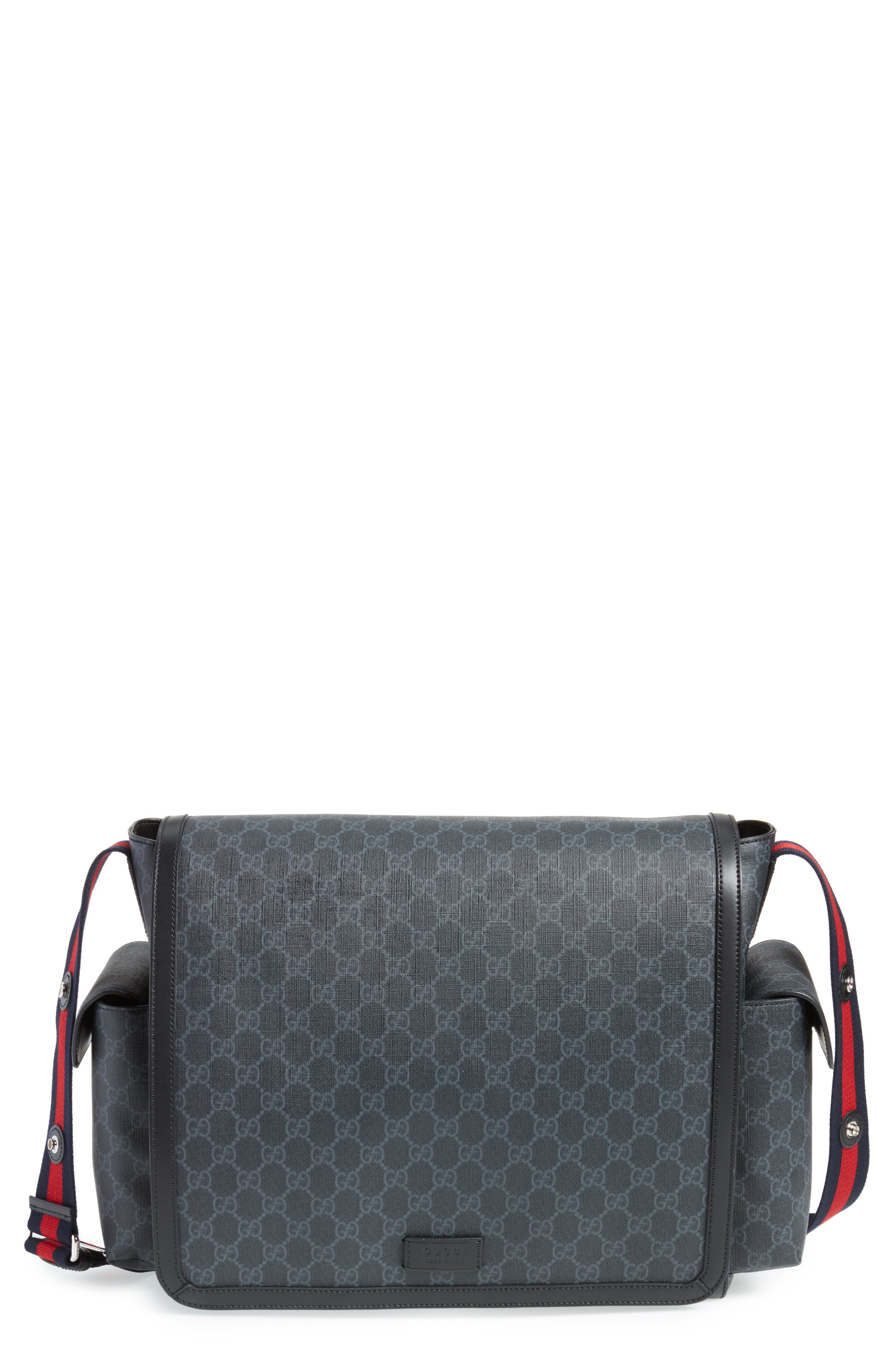 Gucci GG Supreme Canvas Diaper Bag, Main, color, 