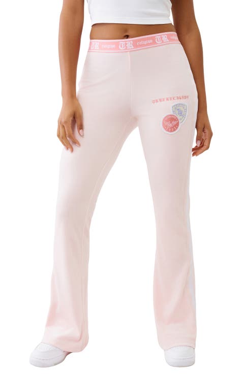 Velour Bootcut Track Pants