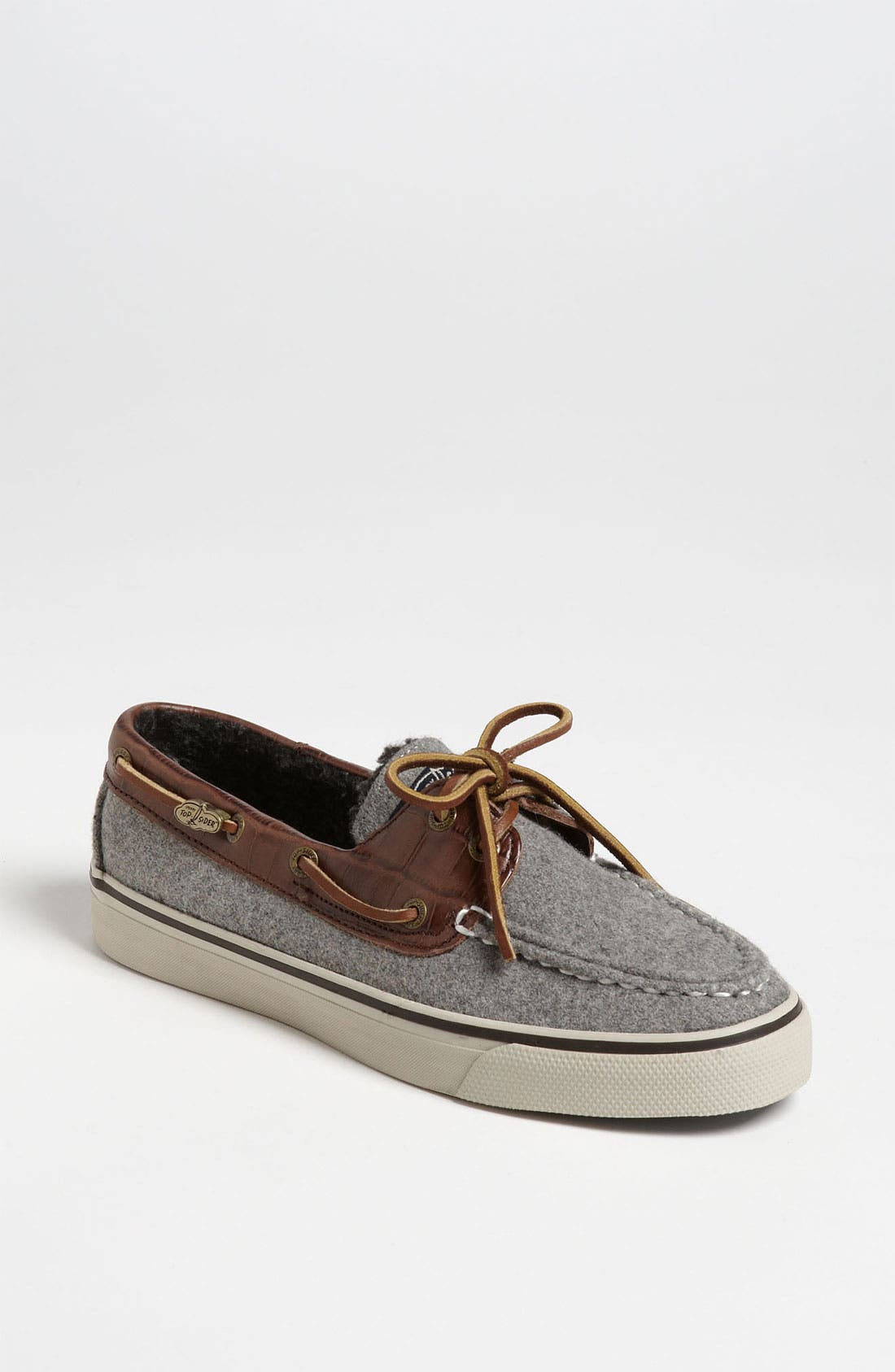 Sperry 'Bahama' Sneaker, Main, color, CHARCOAL WOOL