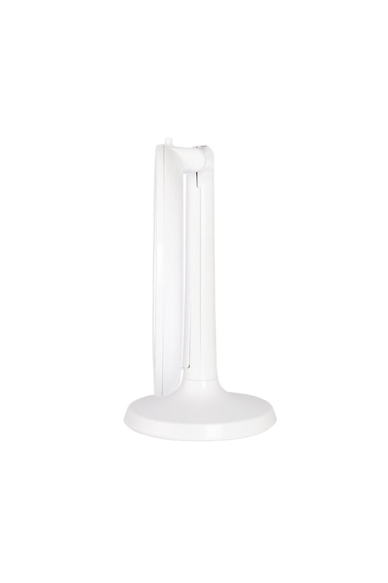 Hudson Lighted Makeup Mirror with 8X/1X Magnifications & Suction Cup, Alternate, color, White