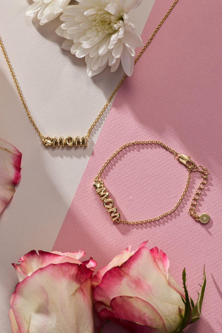 Pet Mom Inline Bracelet, Alternate, color, Gold