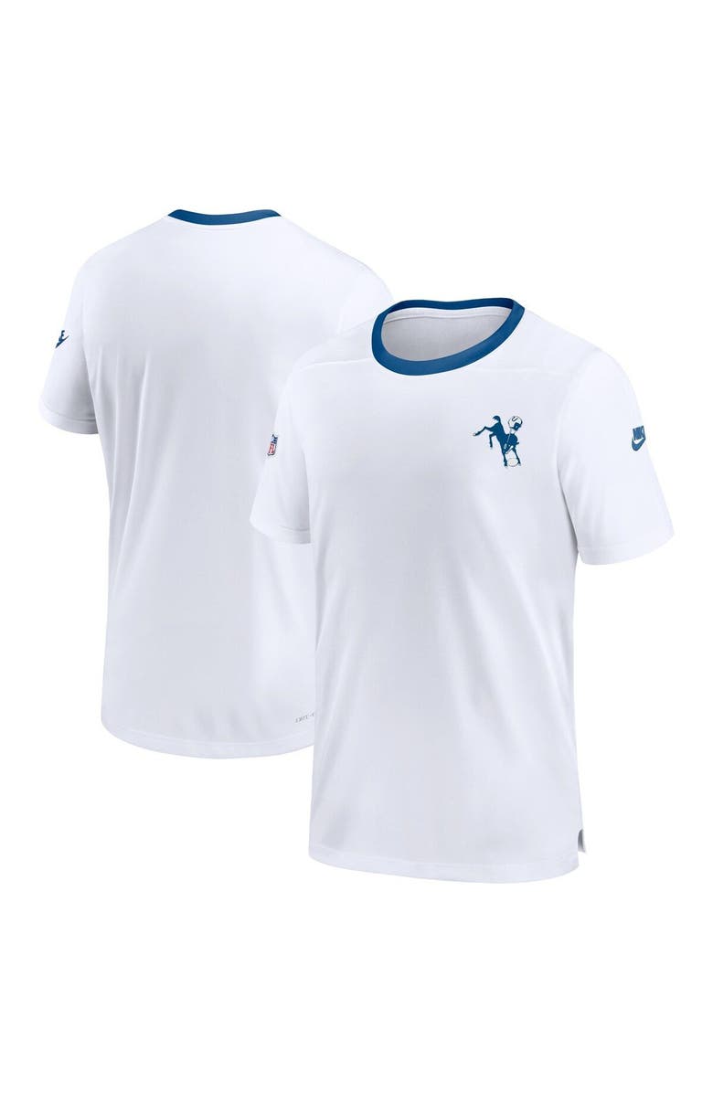 Nike Men's Nike  White Indianapolis Colts Indiana Nights Alternate Coach Performance T-Shirt, Main, color, White