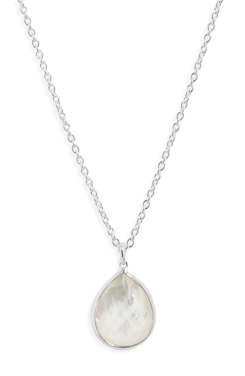Ippolita Rock Candy<sup>®</sup> Mini Teardrop Pendant Necklace, Main, color,