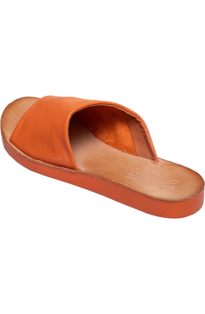 ANTELOPE Ami Leather Slide Sandal, Alternate, color, Orange