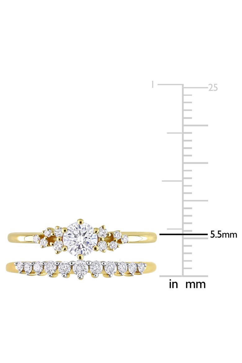 3/4 CTW Diamond Bridal Ring Set 10k, Alternate, color, 10k Yellow Gold