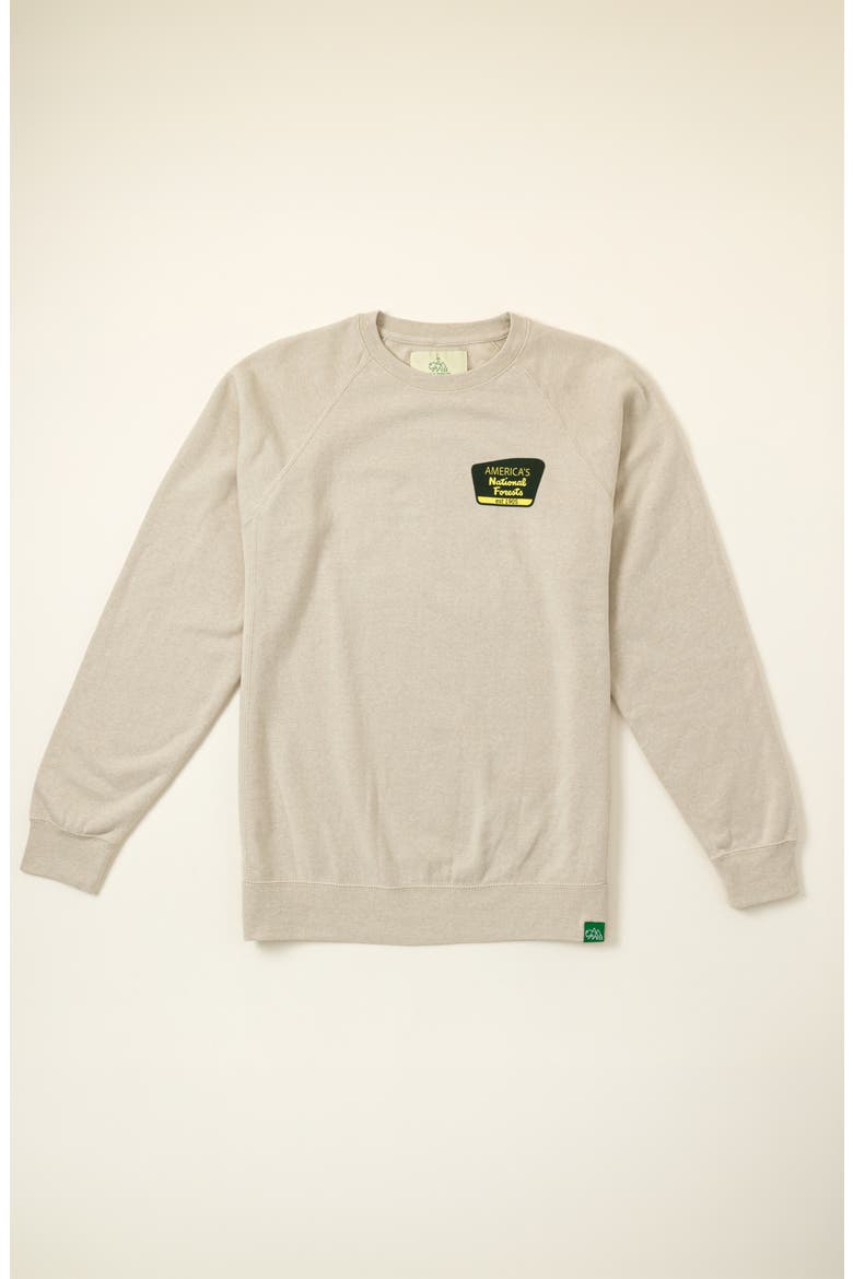 American National Forests Bucket List Sweatshirt by Wild Tribute, Main, color, Multi