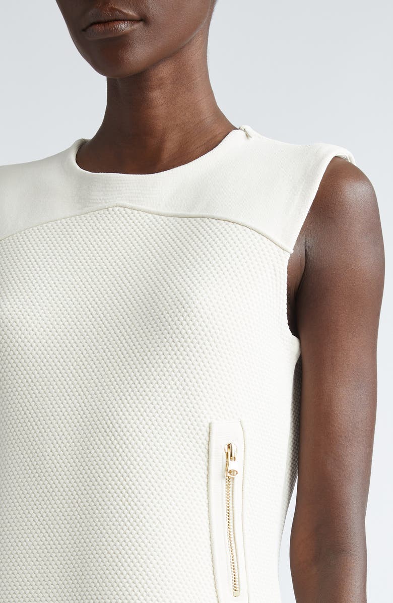 St. John Collection Pebble Texture Double Face Knit Shift Dress, Alternate, color, 