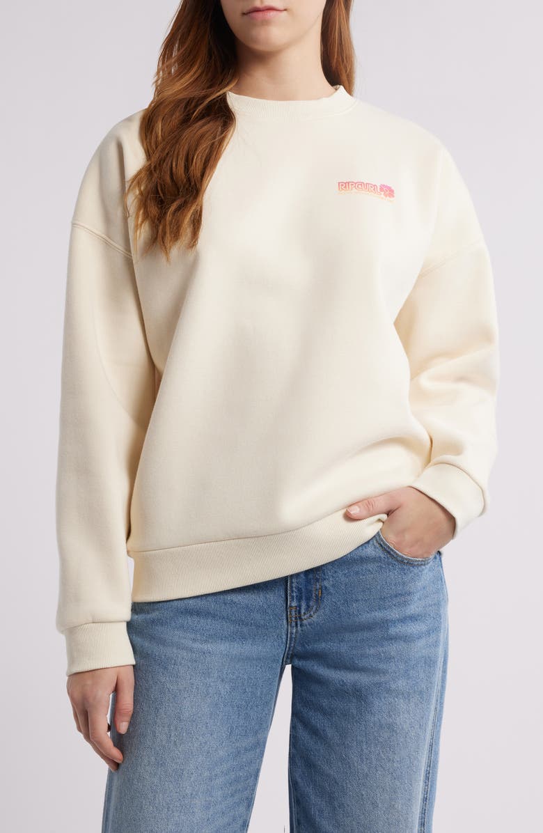 Rip Curl Ocean Heritage Graphic Sweatshirt, Main, color, 