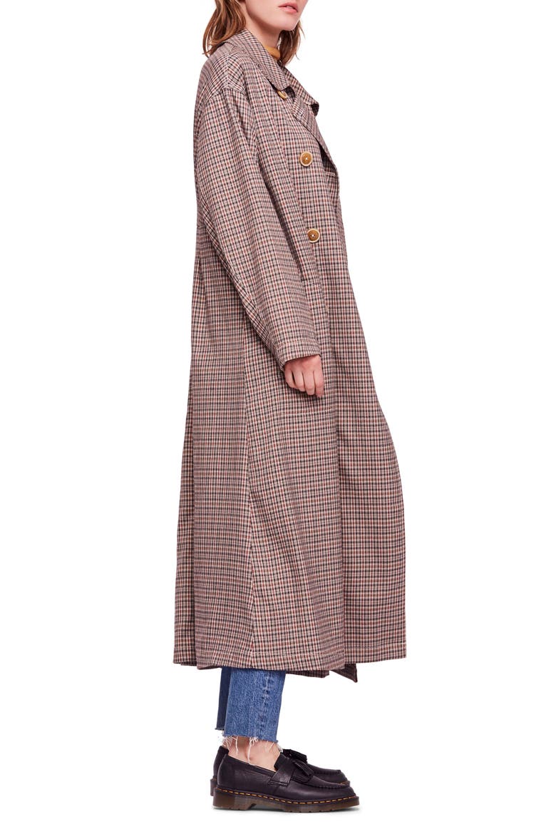 Melody Trench Coat, Alternate, color, NEUTRAL COMBO