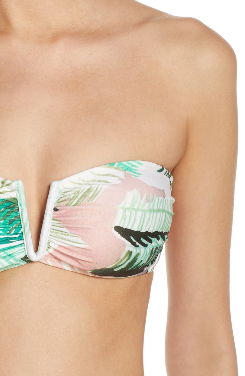 Lenny Niemeyer V-Wire Bandeau Bikini Top, Alternate, color, 