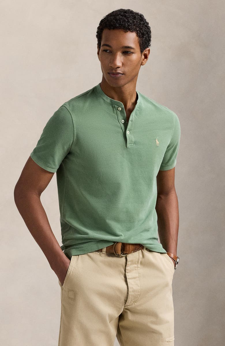 Polo Ralph Lauren Featherweight Cotton Piqué Henley, Alternate, color, 