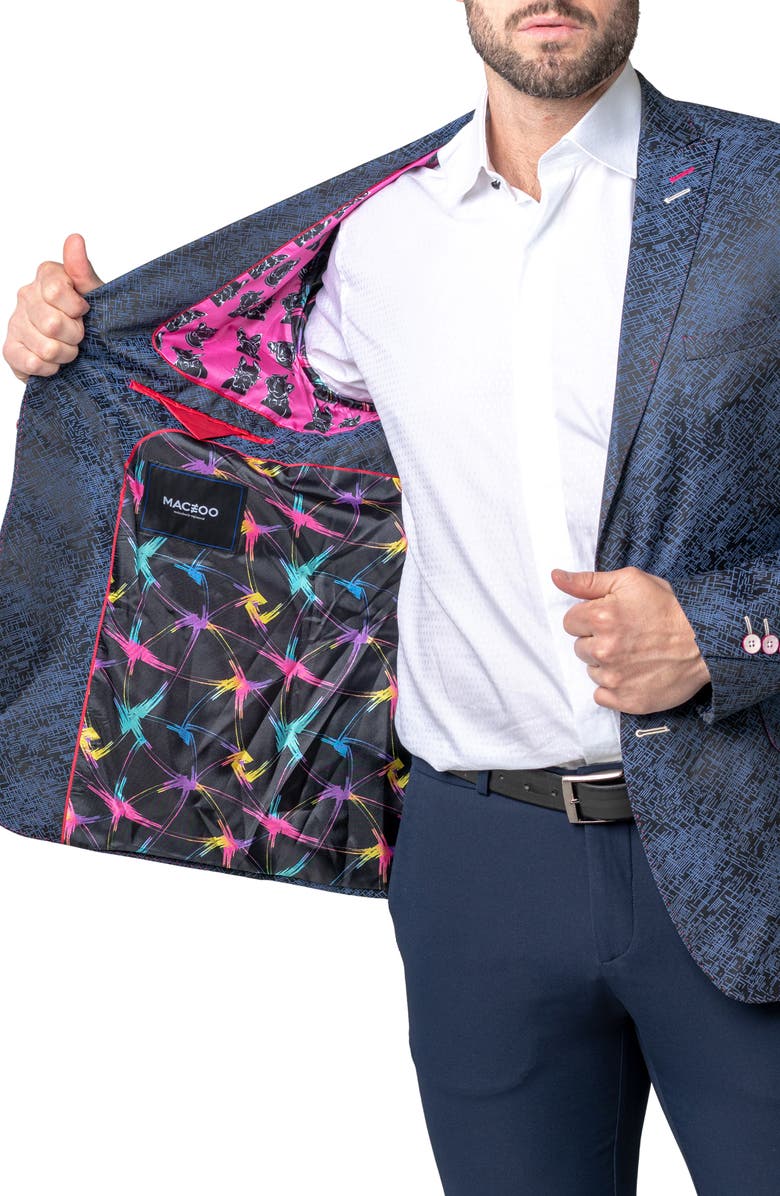 Maceoo Descartes Mars Black Sport Coat, Alternate, color, Black