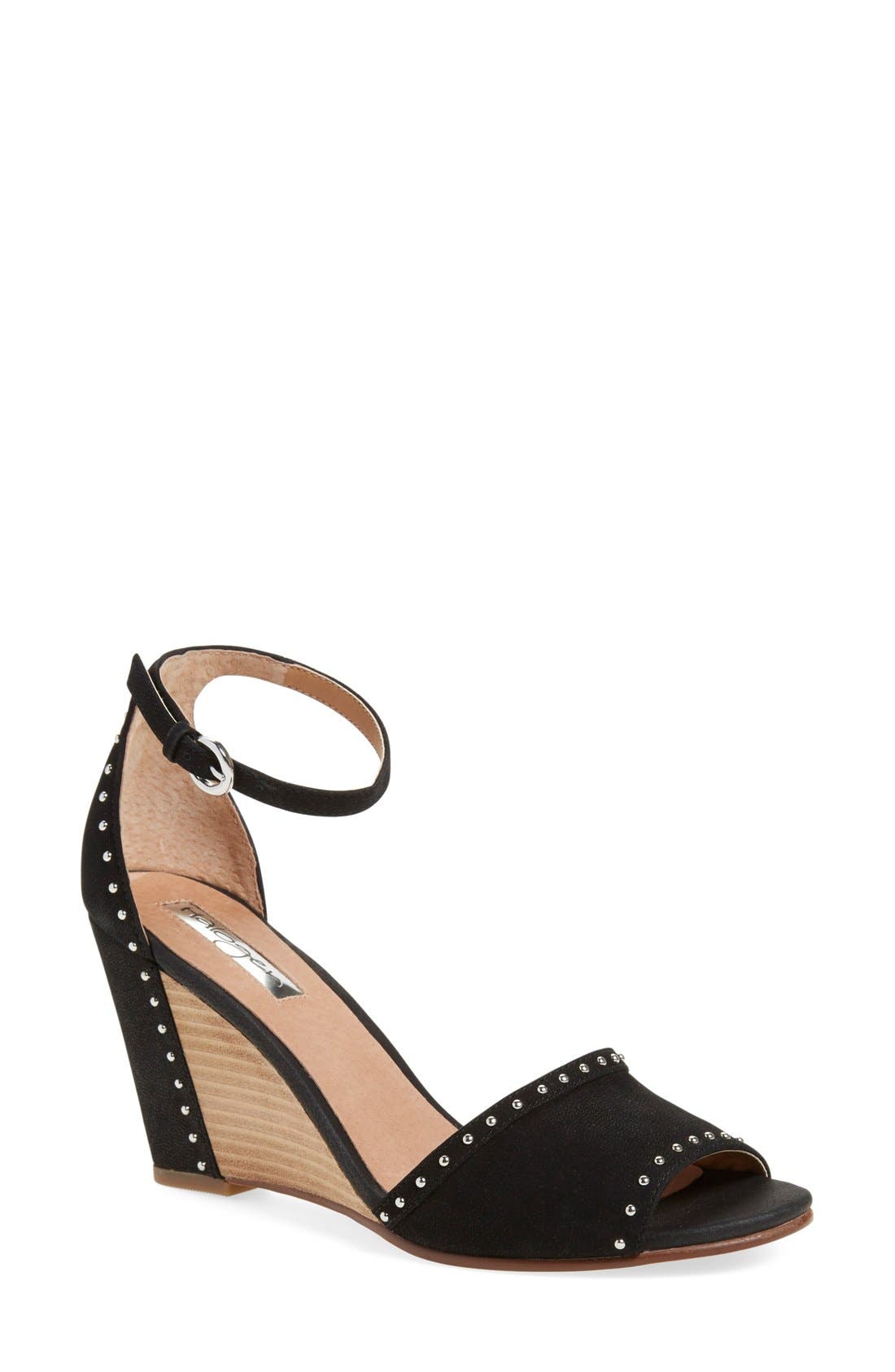 Halogen<sup>®</sup> 'Louise' Studded Wedge Sandal, Main, color, 