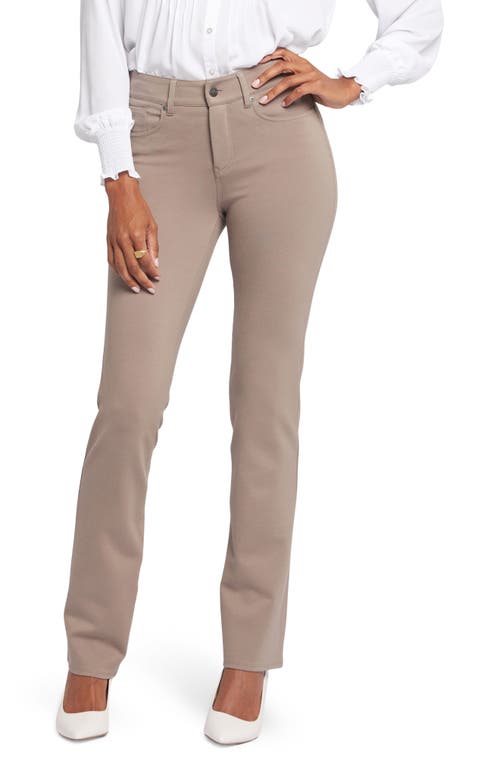 Nydj Petite Marilyn High Rise Straight Jeans In Black In Neutral