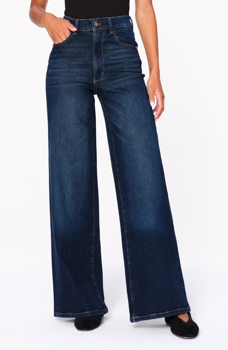 Hepburn High Waist Wide Leg Jeans