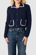 Lush Scalloped Trim Cardigan