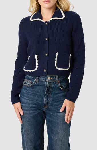 Scalloped Trim Cardigan