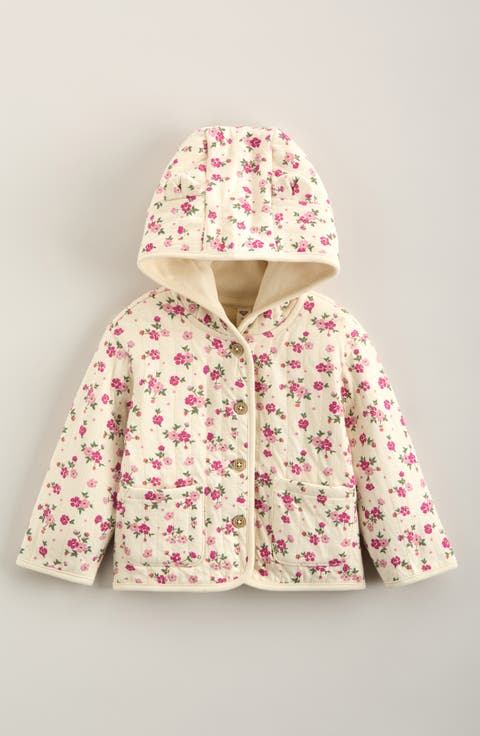 Kids' Quilted Knit Hooded Jacket