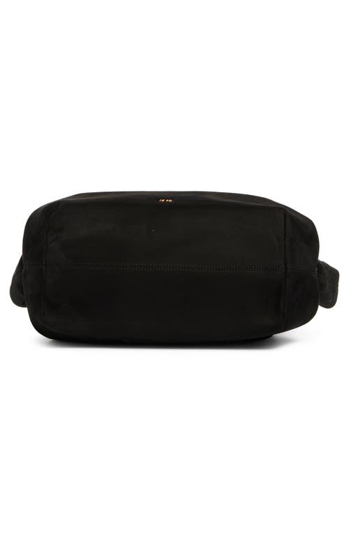 Jw Pei Medium Hana Faux Suede Tote In Black