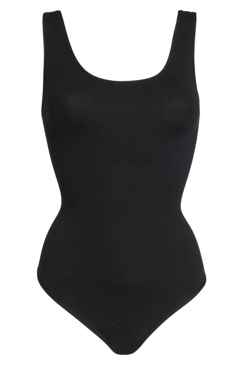 Ruby Thong Bodysuit, Alternate, color, BLACK