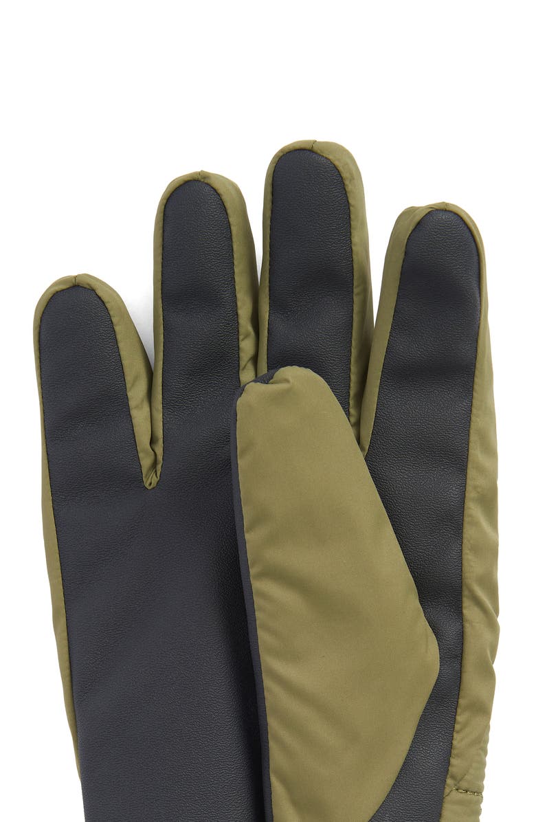 Barbour Bowburn Waterproof Gloves, Alternate, color, Olive