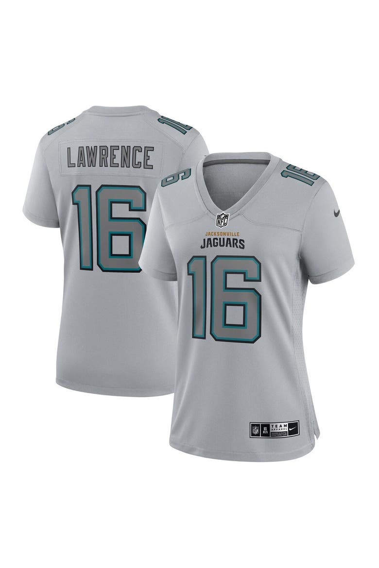 Women's Nike Trevor Lawrence Gray Jacksonville Jaguars Atmosphere Fashion Game Jersey, Main, color, Gray