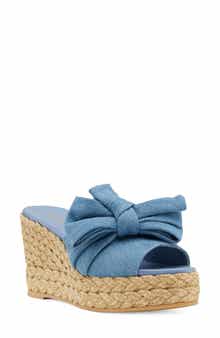 Stuart Weitzman Loveknot Espadrille Wedge Sandal