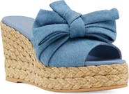 Stuart Weitzman Loveknot Espadrille Wedge Sandal