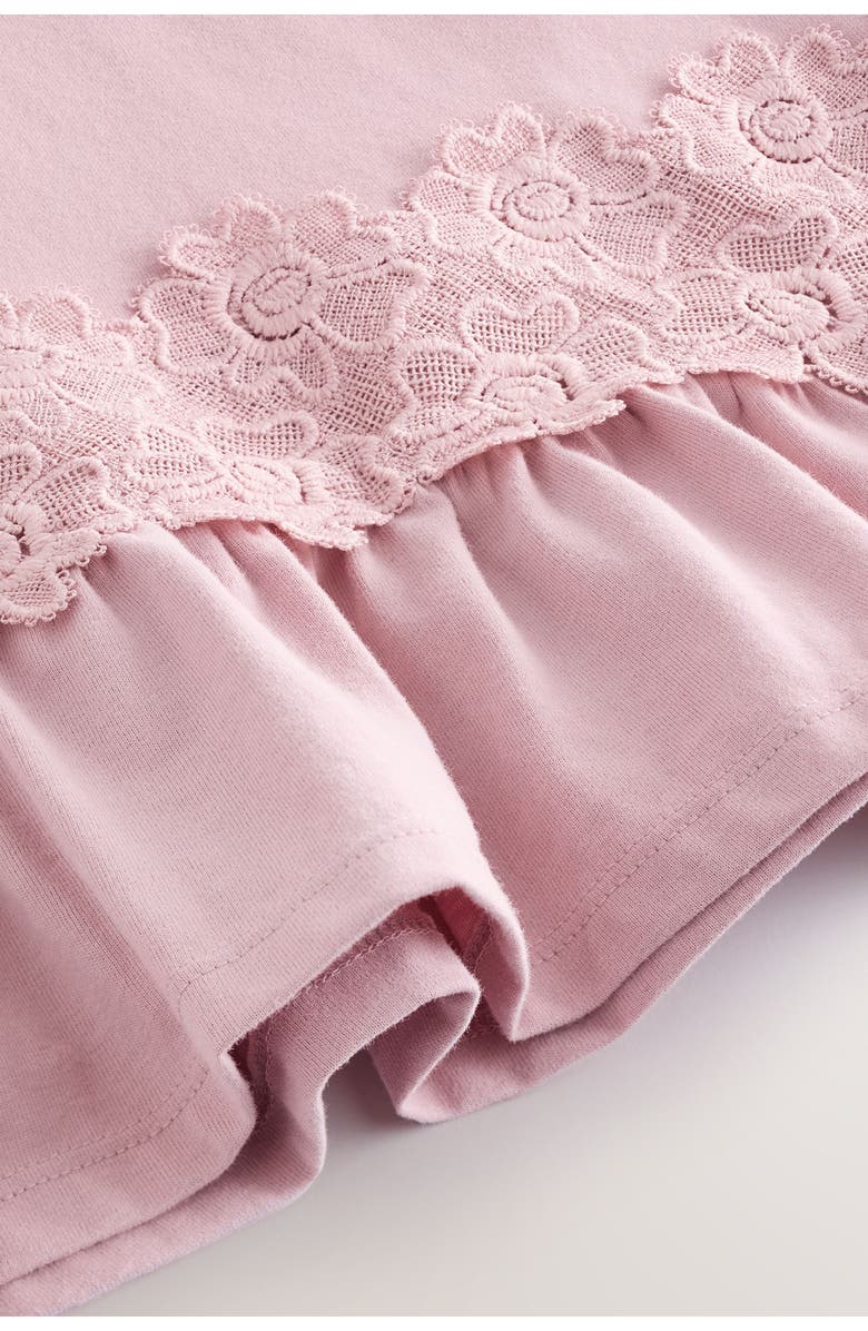 NEXT Kids' Lace Accent Peplum T-Shirt, Alternate, color,