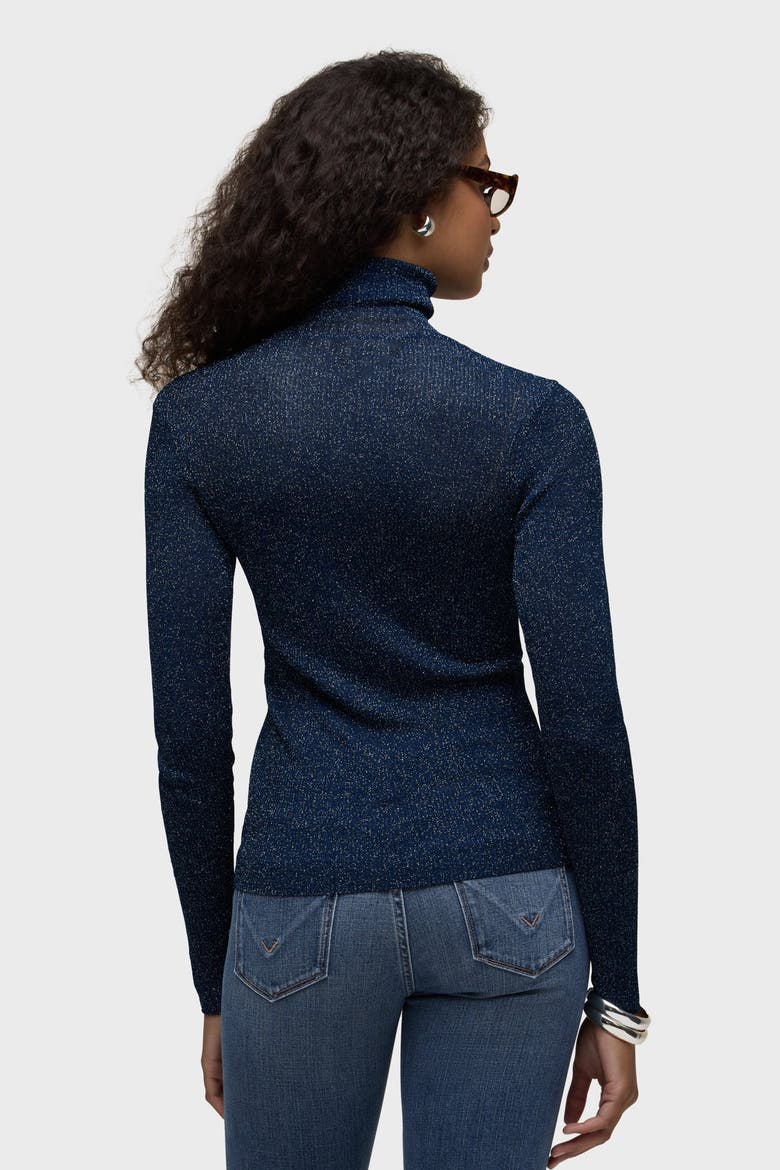 Tanya Turtleneck, Alternate, color, METALLIC NAVY