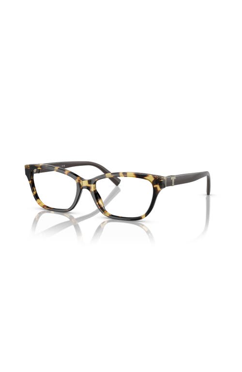 Tiffany & Co . 54mm Rectangle Optical Glasses In Brown