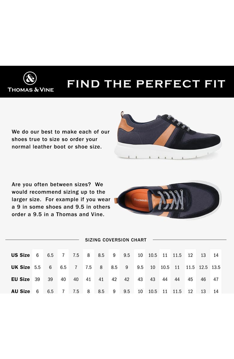 Thomas & Vine Adler Mixed Media Sneaker, Alternate, color,