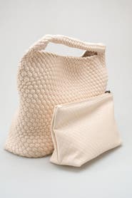 Prologue Shoes Bellini Woven Handle Bag