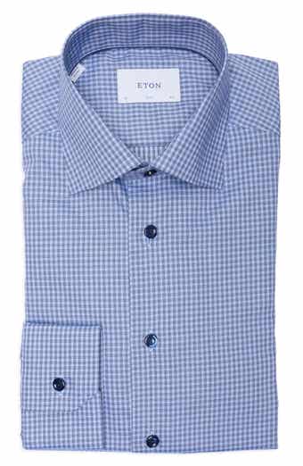 Slim Fit Check Twill Shirt