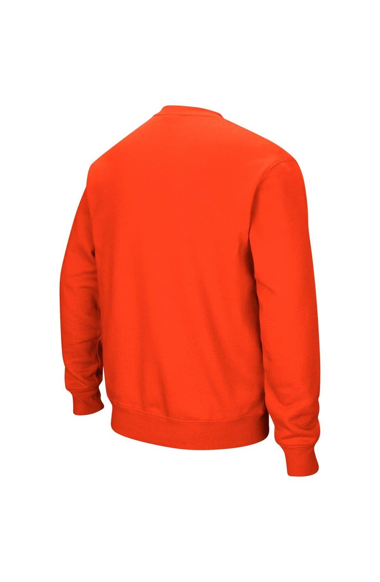 COLOSSEUM Men's Colosseum Orange Clemson Tigers Arch & Logo Pullover Sweatshirt, Alternate, color, Orange