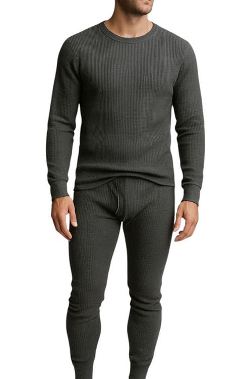 Benben 3 Pack Waffle Knit Thermal Loungewear Set In Multi