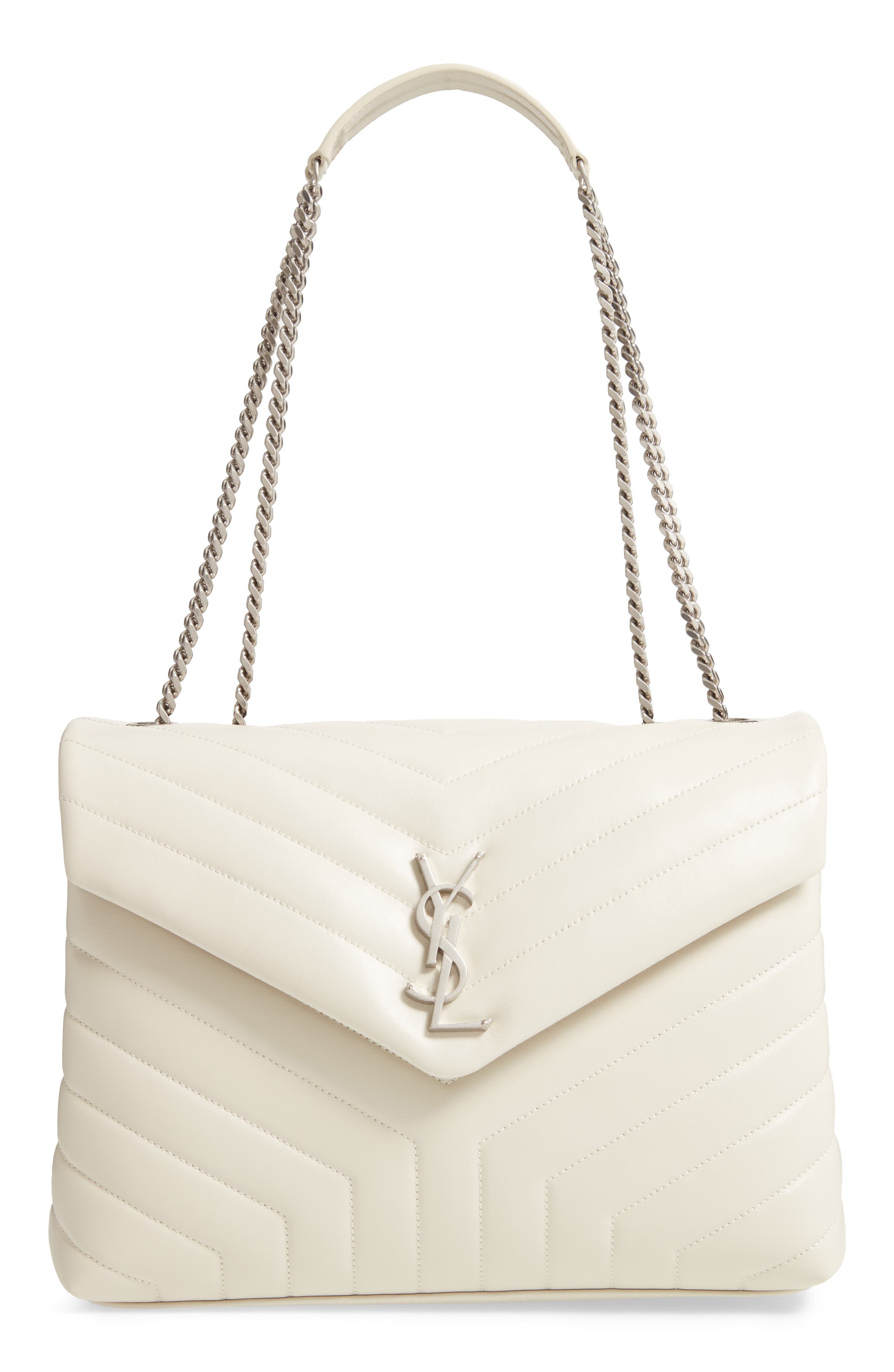 Женские сумки Saint Laurent Medium Loulou Matelassé Leather Shoulder Bag