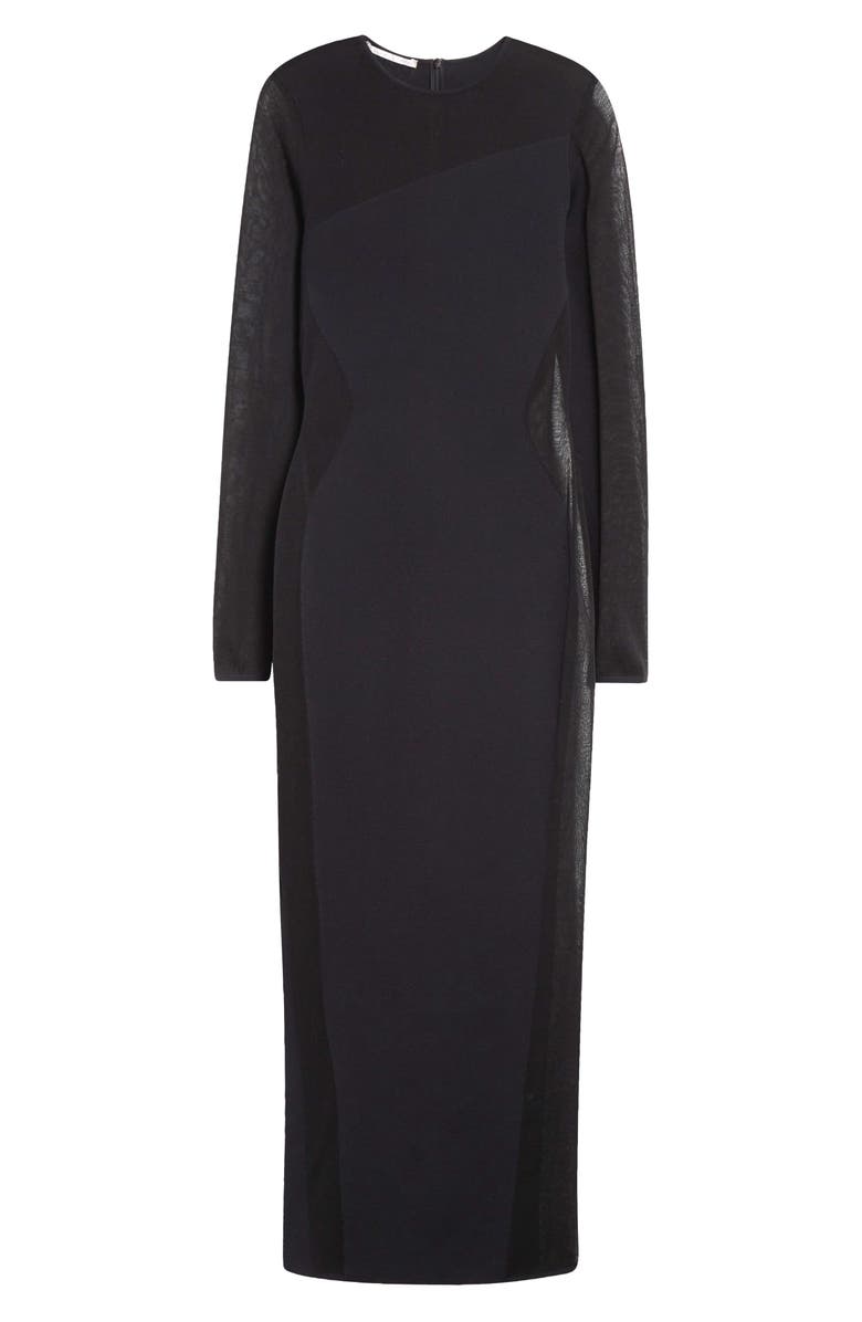 Stella McCartney Long Sleeve Compact Knit Miracle Dress, Alternate, color, 