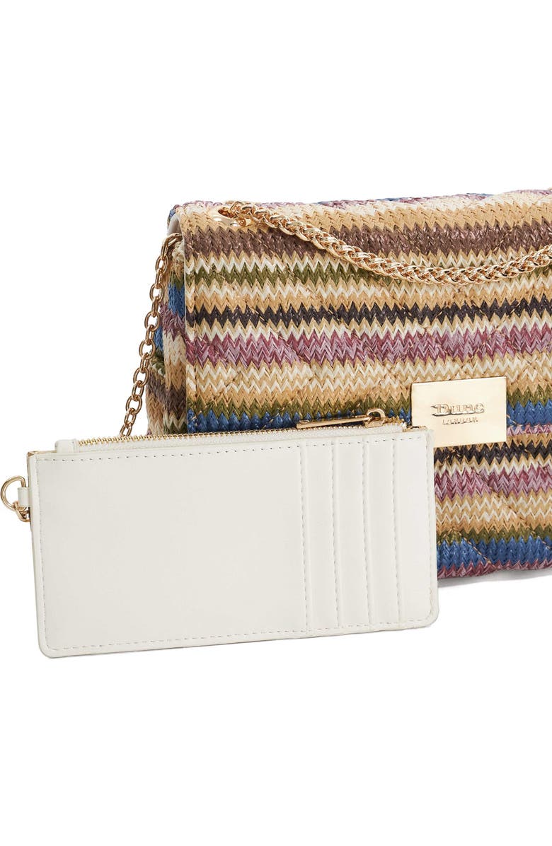 Dune London Dellalos Shoulder Bag, Alternate, color, Blue Multi