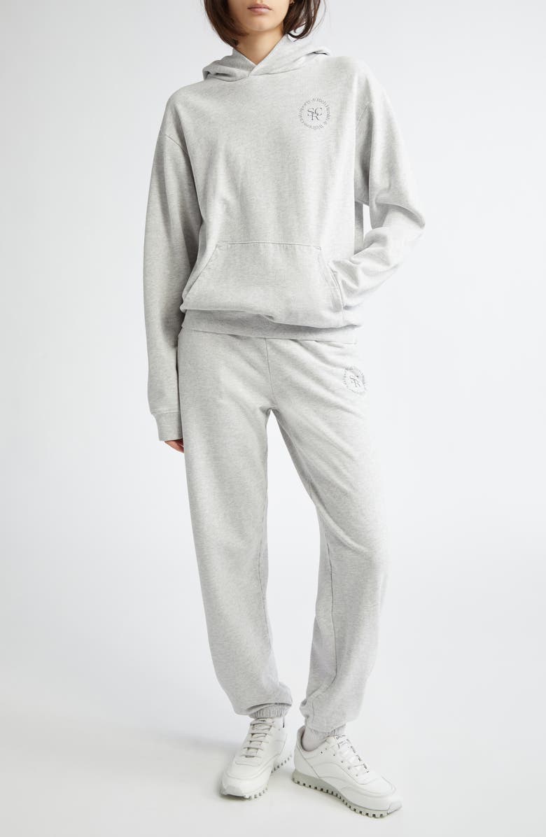 Sporty & Rich Wellness Club Cotton Blend Hoodie, Alternate, color, 