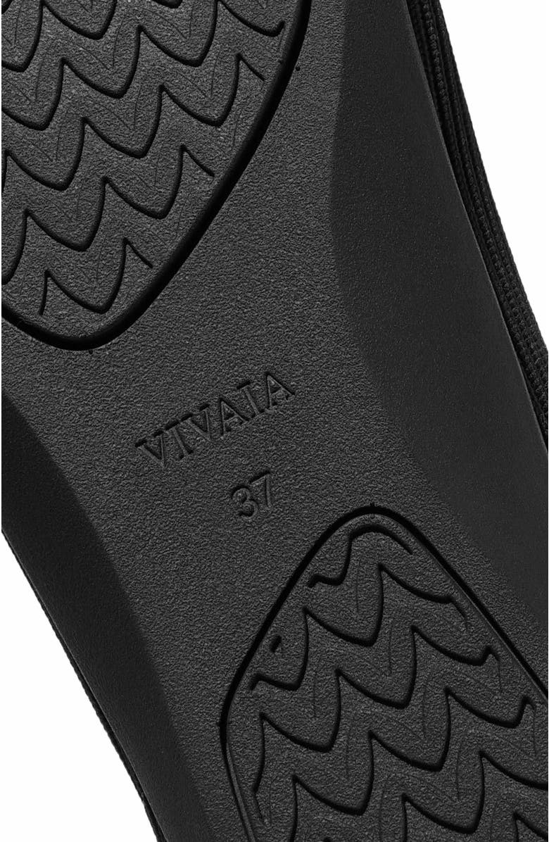 VIVAIA Lightweight Square-Toe V-Cut Flats, Main, color, Black