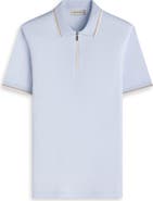 Bugatchi Quarter Zip Polo