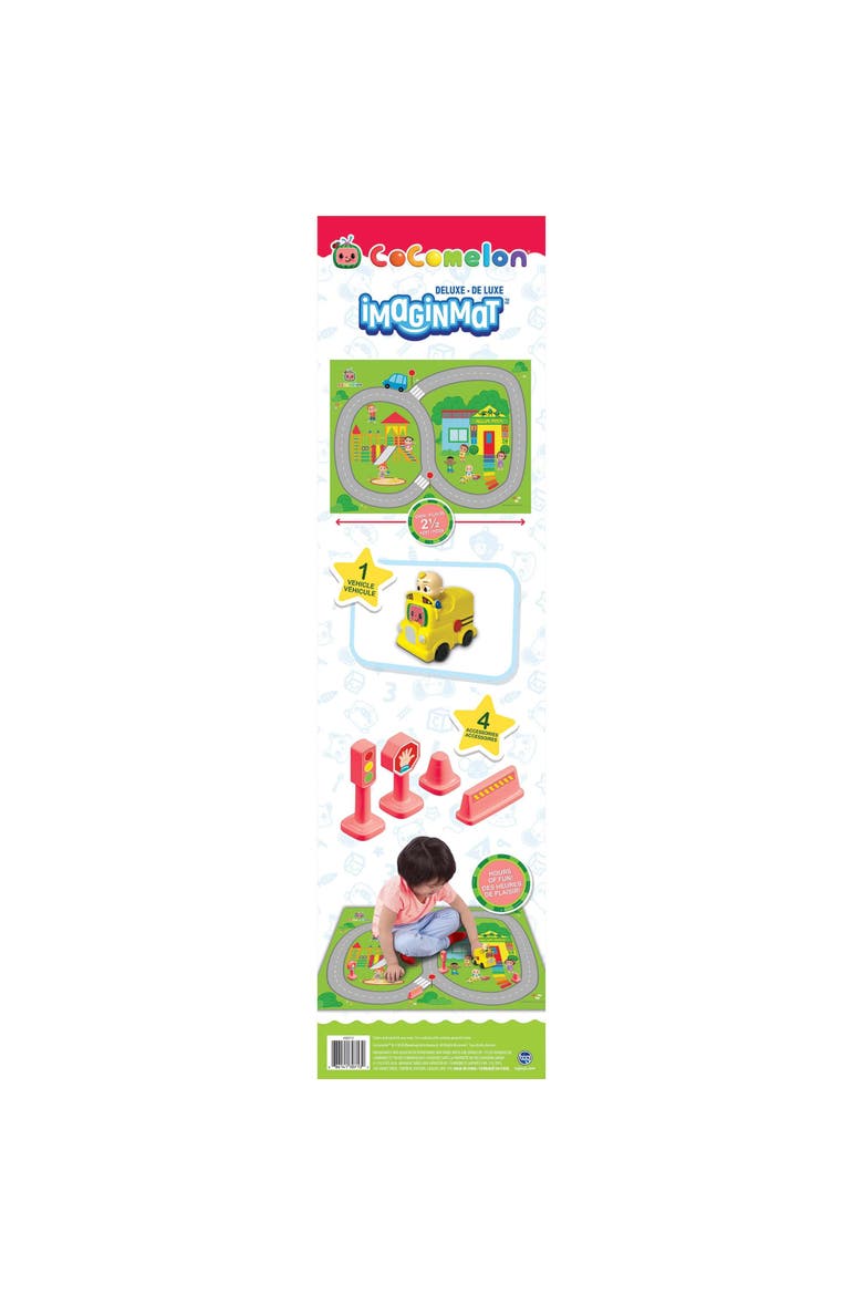 Deluxe Cocomelon Floor Playmat & Toy Car, Kids 3+, Alternate, color, Multicolored