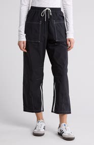 Free People Fly By Night Water Resistant Crop Track Pants