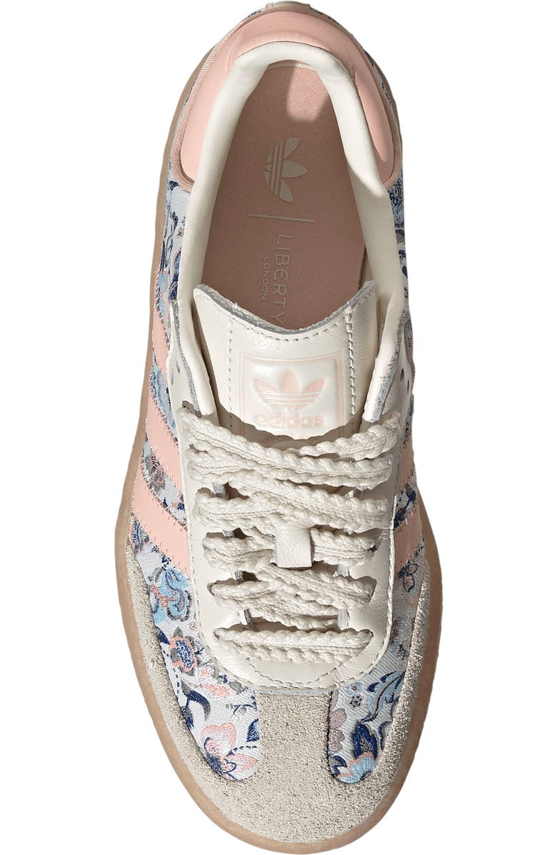 adidas Kids' Samba Sneaker, Alternate, color, Off White/ Blush Pink/ Gum 3