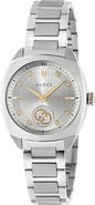 Gucci Interlocking Logo Diamond Dial Watch, 29mm