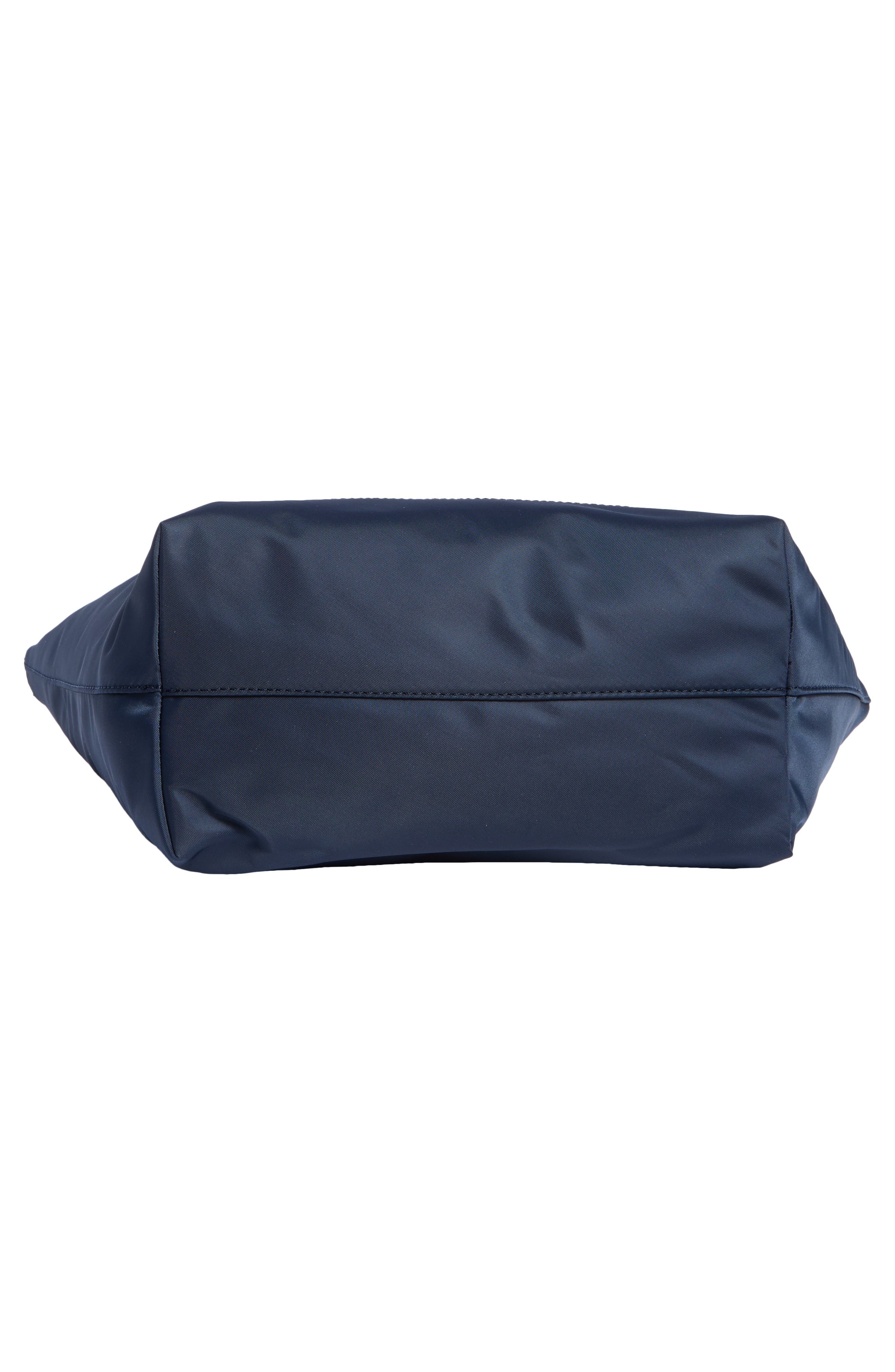 Nylon Tote with Pencil Case, Alternate, color, NAVY / MOOSE