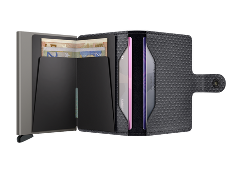 Secrid Miniwallet Pyramid In Grey