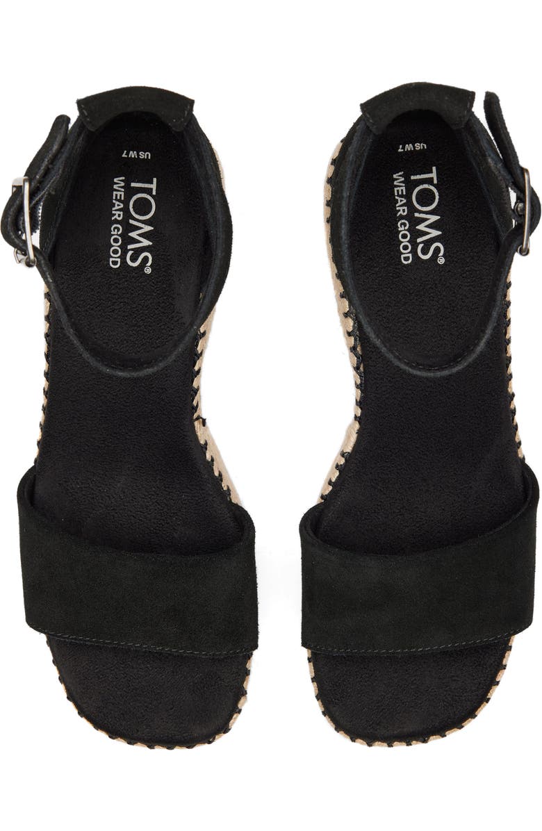 TOMS Laila Espadrille Platform Sandal, Alternate, color,