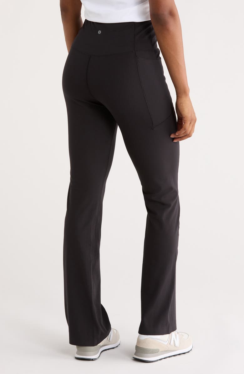 LAYER 8 Revive Flare Leggings, Alternate, color, Rich Black